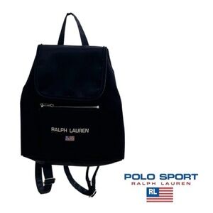 Polo Sport by Ralph Lauren Black Backpack